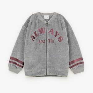 VELOUR JOGGING JACKET